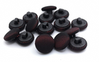 Dark Maroon Silk Fabric Covered Buttons 22L x12