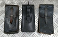 Vintage Issue Leather Utility Pouch With Belt Loop & Ring