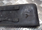 Genuine Vintage Army Leather Pouch with belt loops and metal loop - with Defect