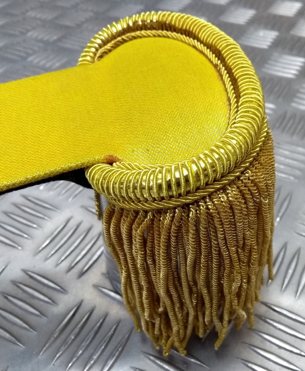 Shoulder Brushes Senior Officers Ceremonial Epaulettes Gold & Black Felt Backing