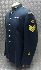 RAF Royal Air Force No9 Jacket Airforce Blue Grey Colour Bandsman Tunic Stand up Collar