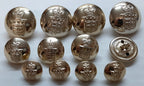 RAOC Insignia Buttons British Royal Army Ordnance Corps Dress Button