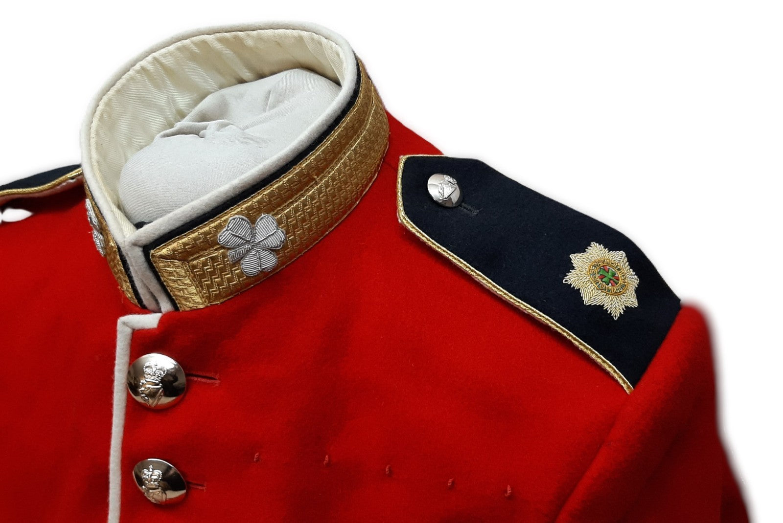 Irish Tunic British Royal WO CI & CII FG Red Jacket Fancy Dress Costume