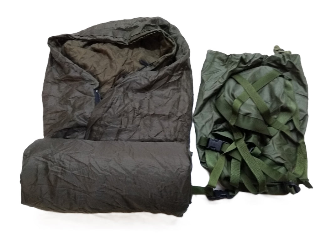 Jungle Sleeping Bag Army Green Snugpak V1 With British Compression Sack