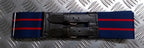 MPGS Stable Belt AGC Blue With Red Stripes Double Leather Straps Adjust Max 44"