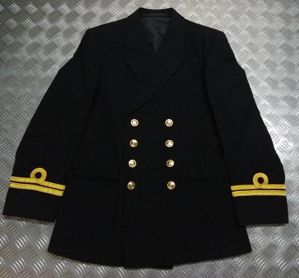 No1C British Naval Diagonal Serge Dress RN Jacket Blazer 100cm