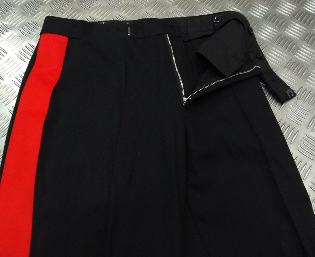 No1 Dress Trousers 2" Red Stripe Womens Issue By G.D Golding LTD W29" EBYT642