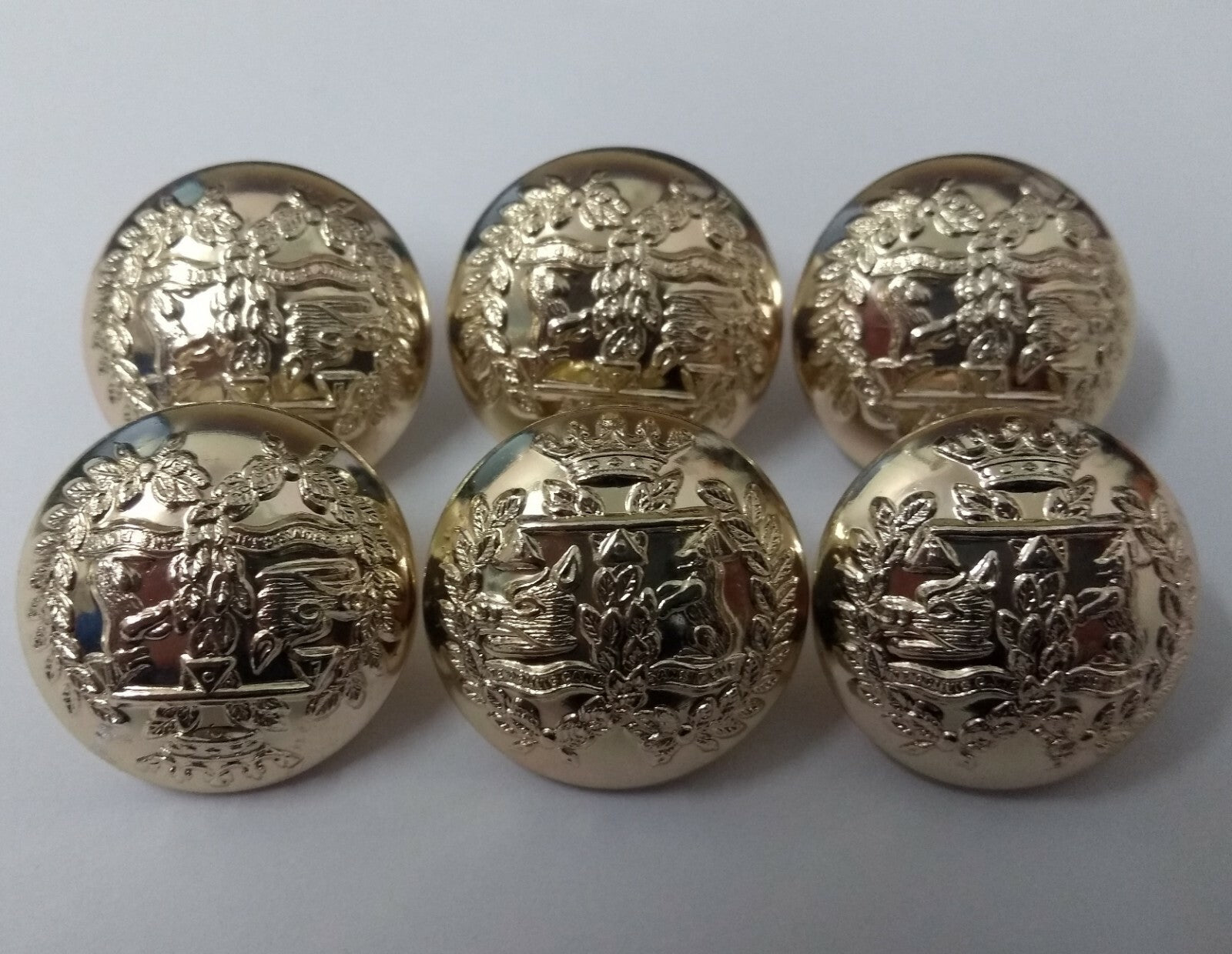 Genuine British Army Argyll & Sutherland Highlanders No1 No2 Dress Buttons 40L