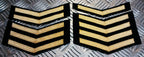 British Royal Navy RN Gold Chevrons Good Conduct Stripes Full Roll - New