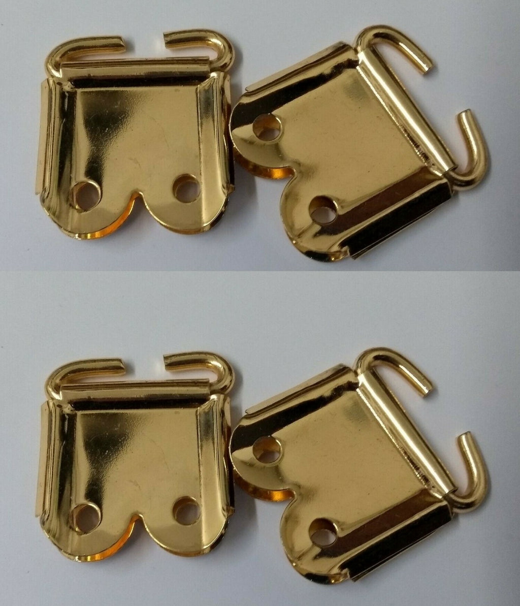 Genuine British Issue 1" Brass Coloured Rifle Sling Fittings X4 STD12