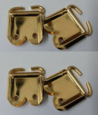 Genuine British Issue 1" Brass Coloured Rifle Sling Fittings X4 STD12