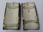 Naval Officers Lieutenant Commander Shoulder Boards Epaulette Black Faded Ribbon