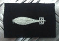 USN Vintage United States Navy Torpedoman White on Black Felt Patch - NEW