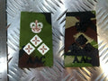 Genuine British Army Woodland DPM Camo AAC Air Corp Rank Slides NEW