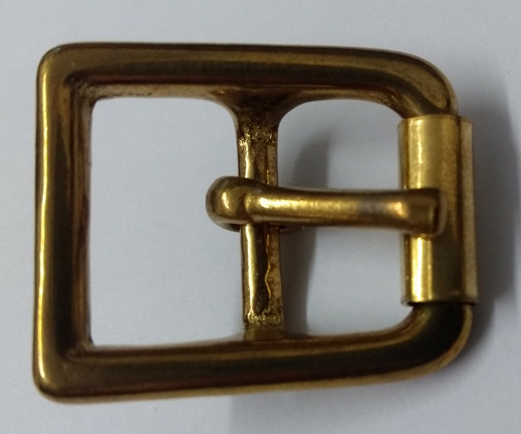 Genuine British Army Horse Guards & H Cav Brass 3/4" Bridle Roll Buckle