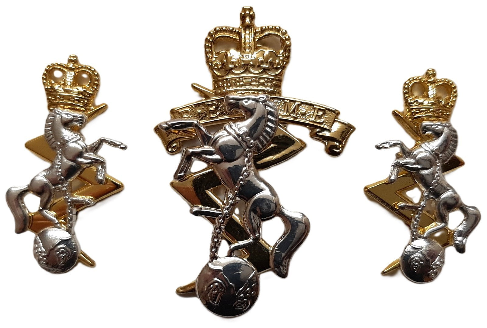 REME Army Insignia British Royal Electrical and Mechanical Engineers Badges