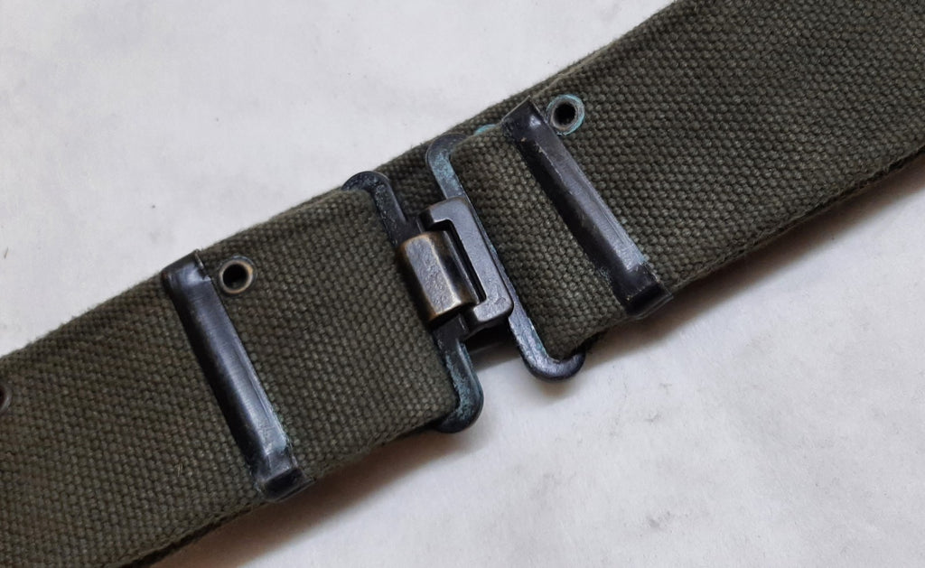 Vintage Belt Webbing Load Carry Pistol Canvas Belt Pattern 58 Waist 44"