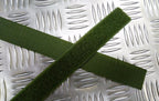 Genuine British Olive Green 15mm or 30mm Rip n Grip Hook & Loop Sewing Strips