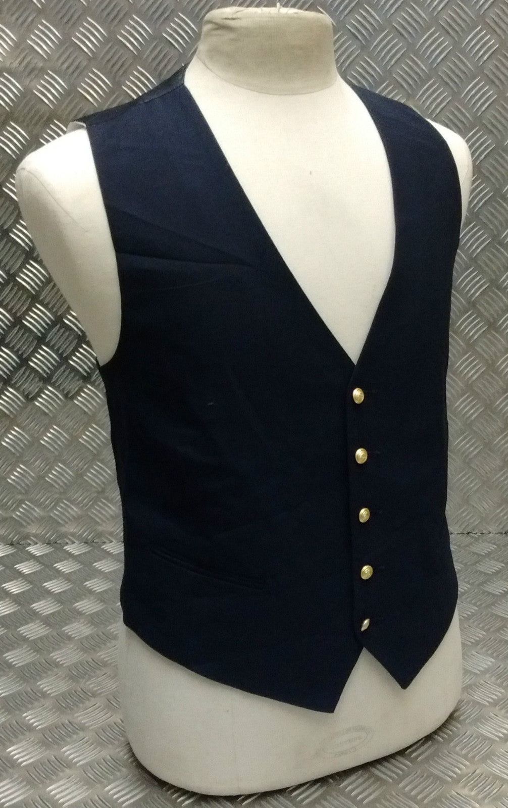 Naval Standard Dress Waistcoat With Metal Anchor Buttons - NEW