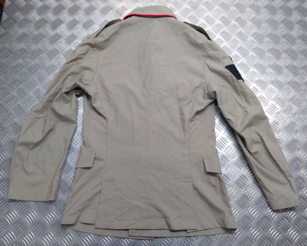 British Army Jacket No6 Gurkha Style Fully Buttoned Braided Crown Badge 3 Bar Chevron Patch