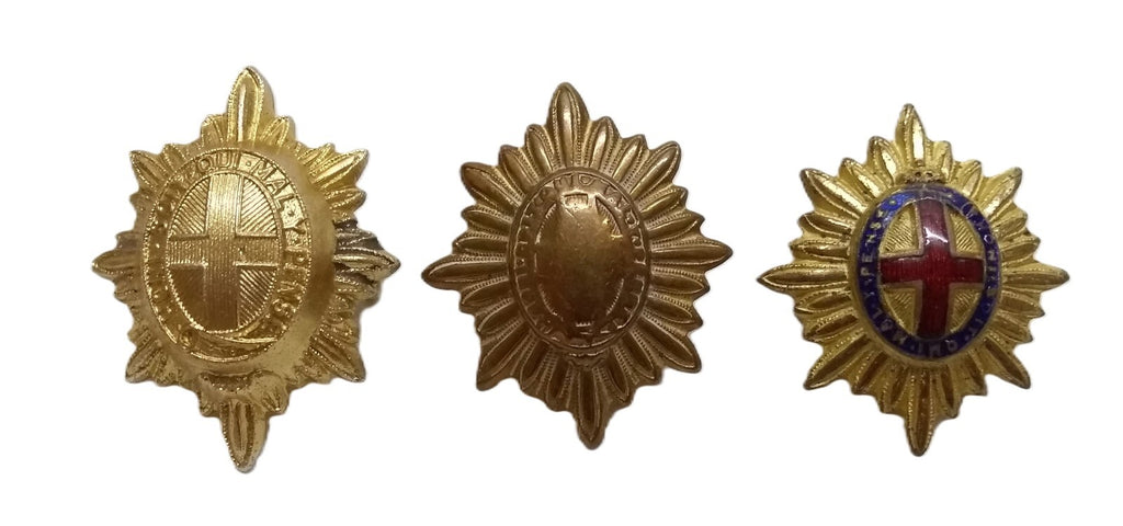 HCav & Guards Rank Badges British Army Insignia "qui mal y pense" X 3