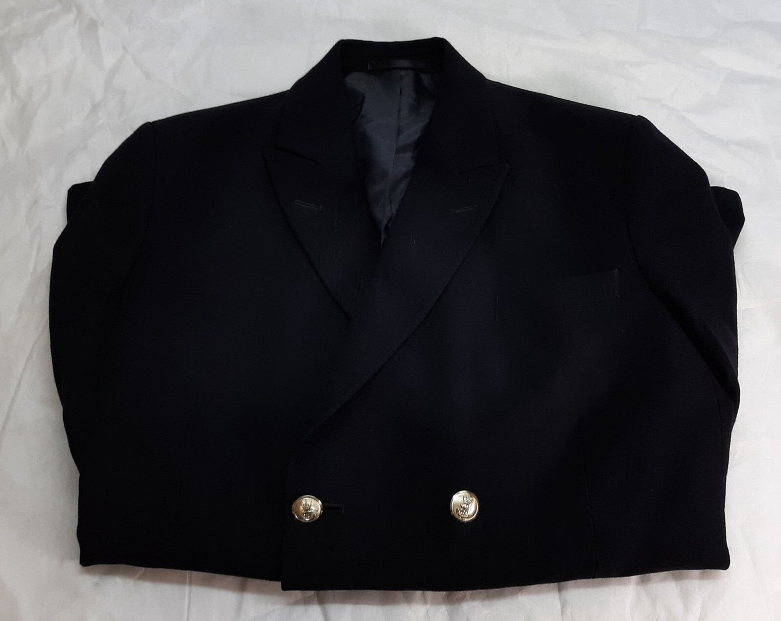 No1B RN Jacket Naval Class 1 with 6 Buttons No Badges 108cm Long