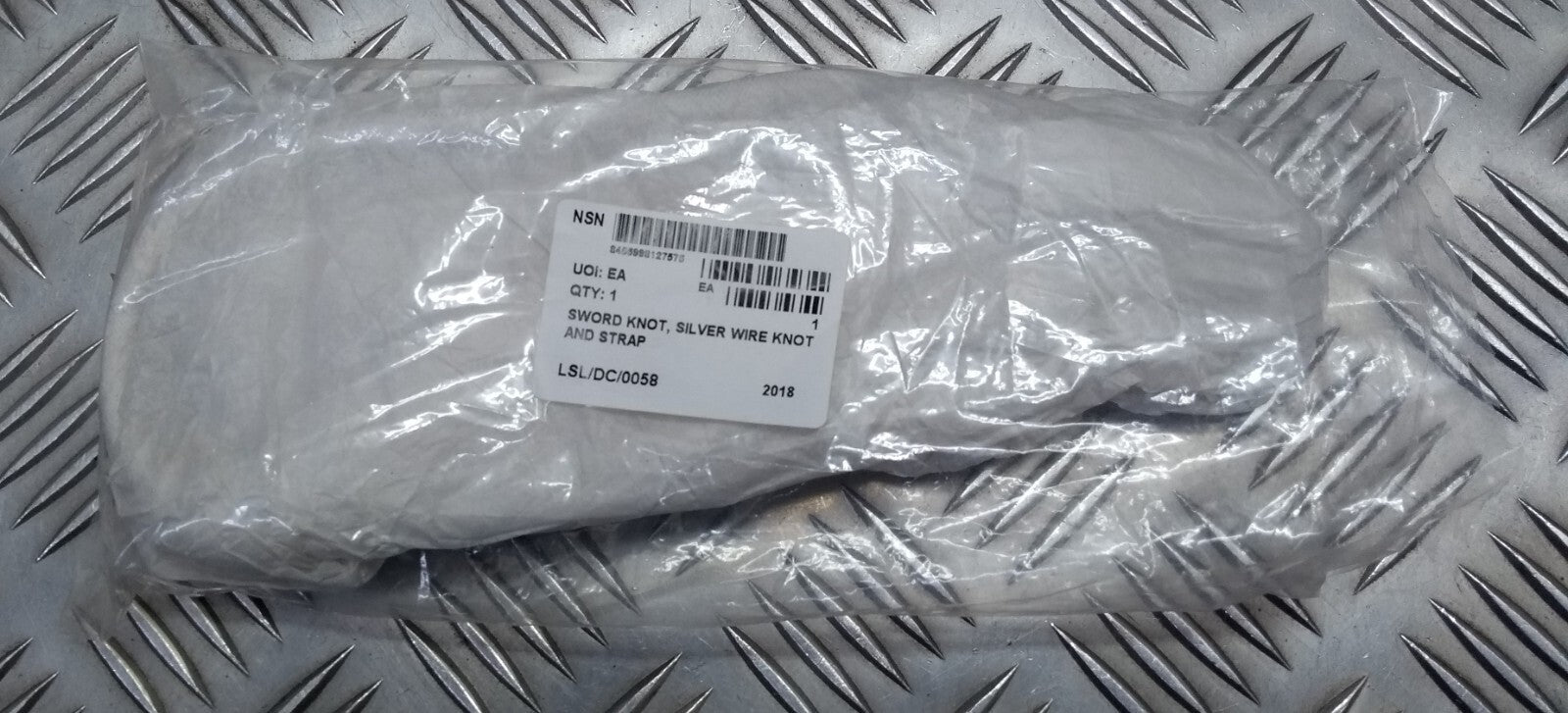 Deputy Sword Knot British Silver Wire Cord- NEW