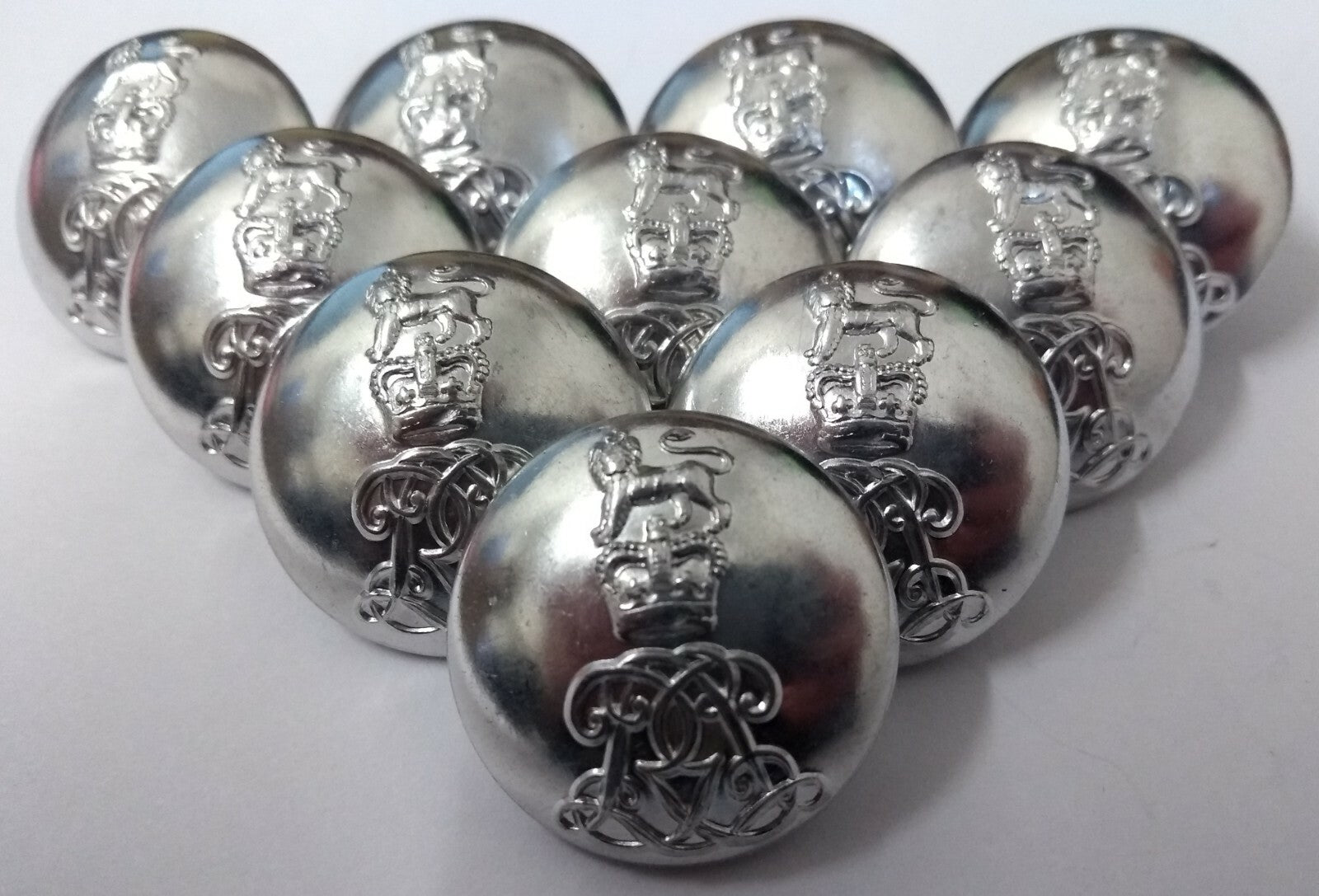 Genuine British Army The Life Guards Regiment Dress X20 Buttons ASBT117
