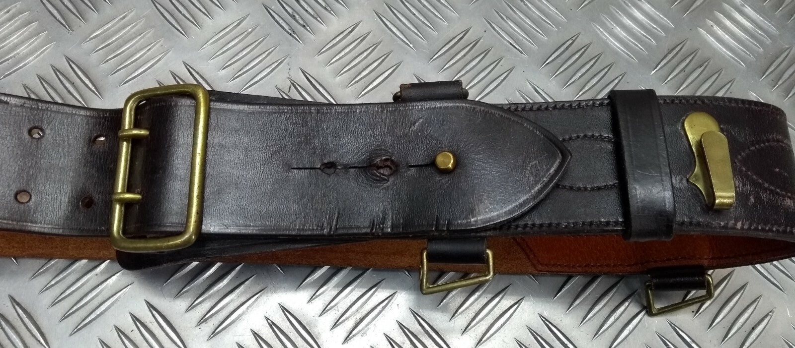 Sam Browne Belt Issue British Size 3 No Shoulder Strap Hobson London