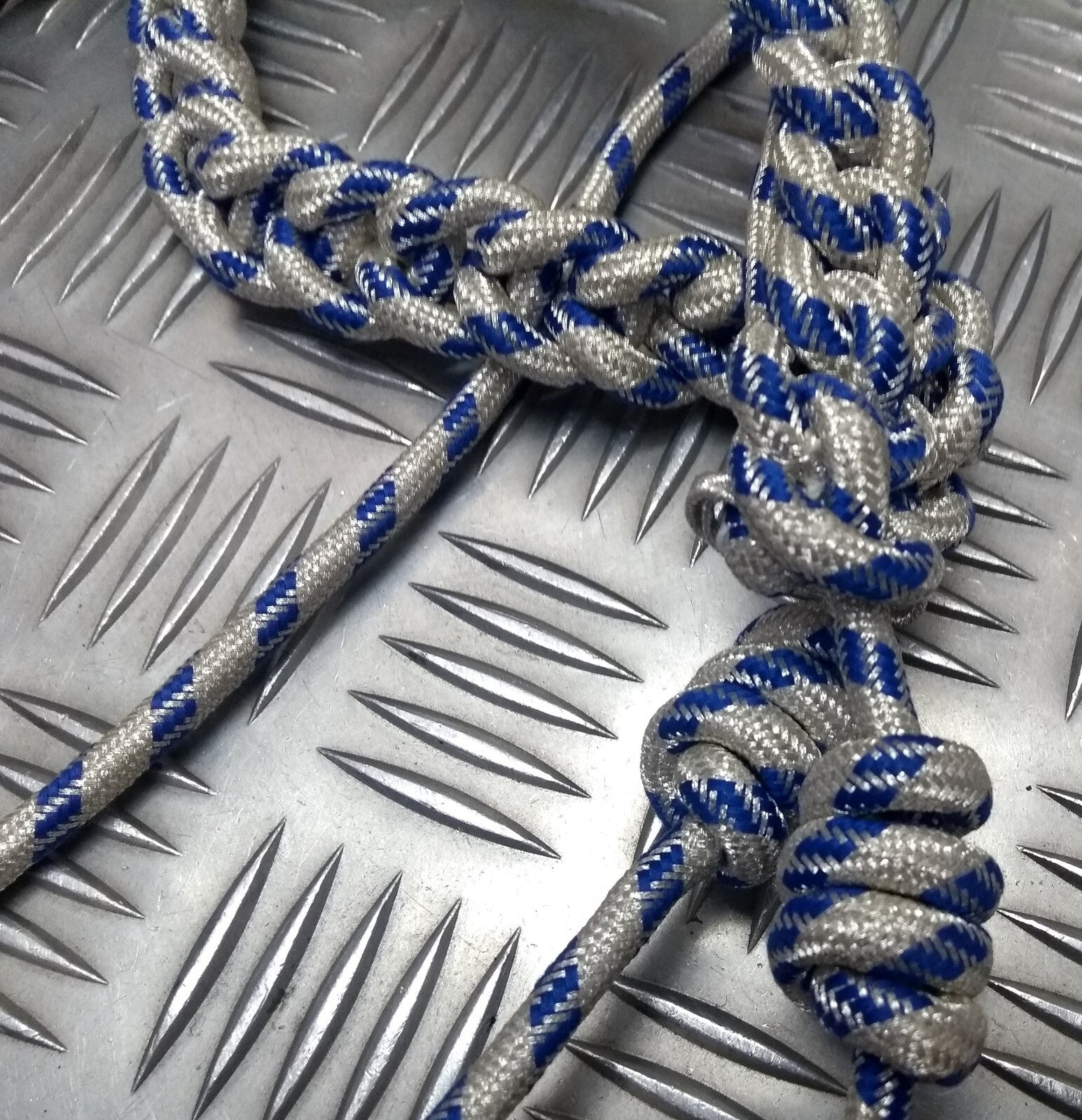 Standard Aiguillette Senior Officer Light Blue Fleck Ceremonial UK Made
