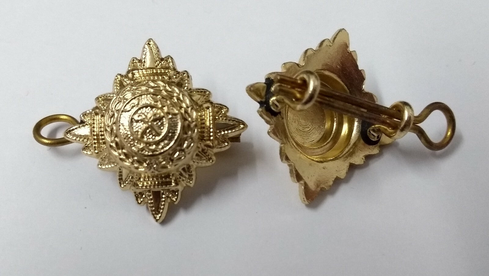 Genuine Issue Made In UK Officer 3/4" Rank Pips Bath Stars X1pr JKN1