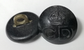 Vintage British CD Civil Defense Kings Crown Bakelite Buttons