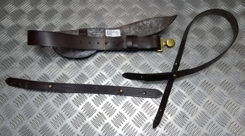 RM Belt Complete British Royal PER MARRE PER TERRAM Buckle