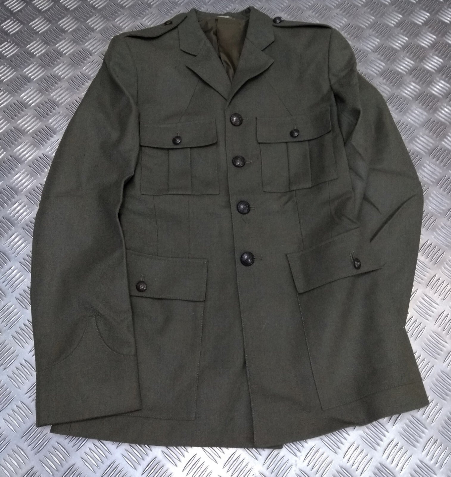 British Army RM No5 Jacket Lovat Green with Buttons Unfinished