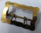 Genuine Vintage Guards Ceremonial 2 3/4" Brass Cross Buckle Set