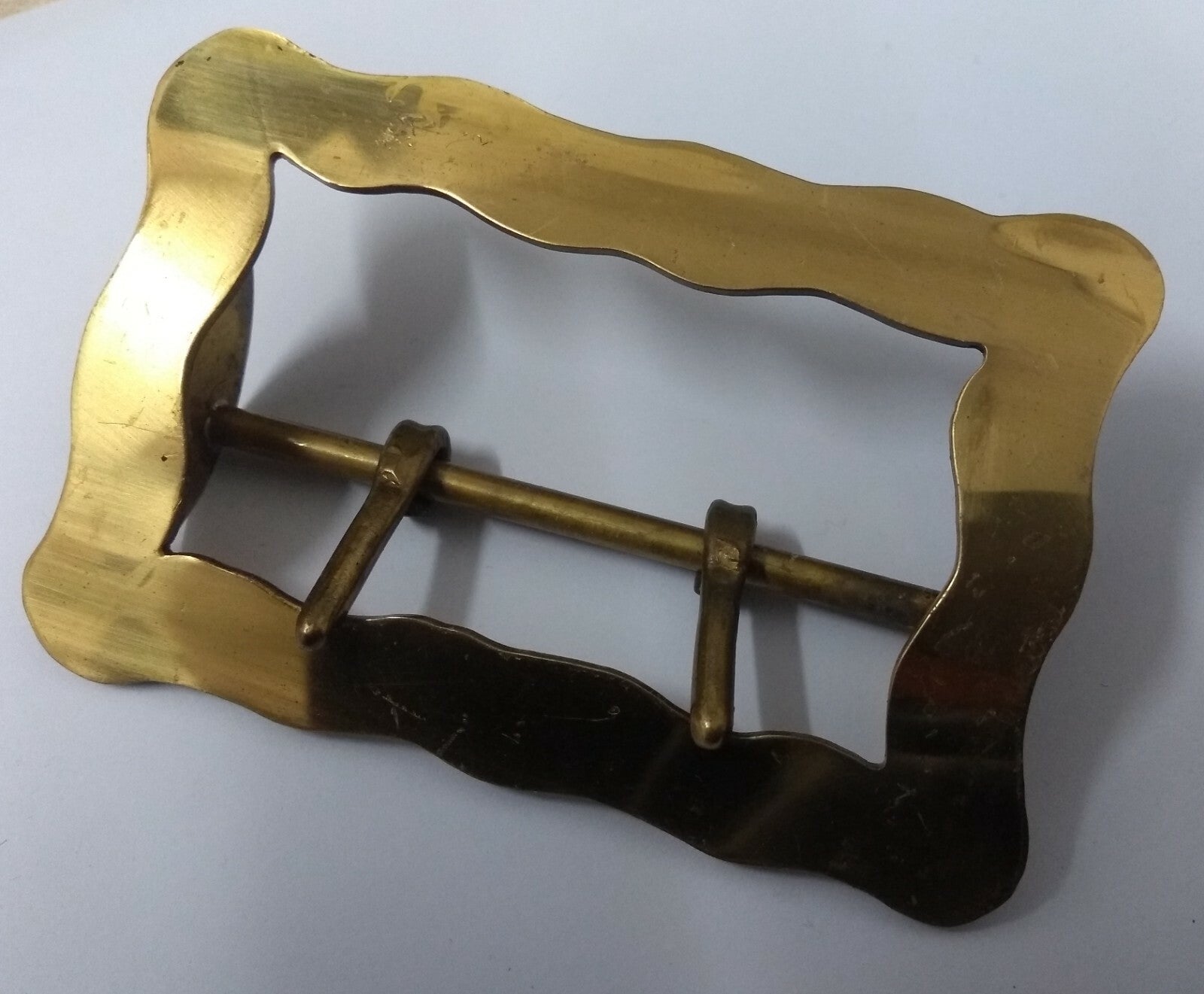 Genuine Vintage Guards Ceremonial 2 3/4" Brass Cross Buckle Set