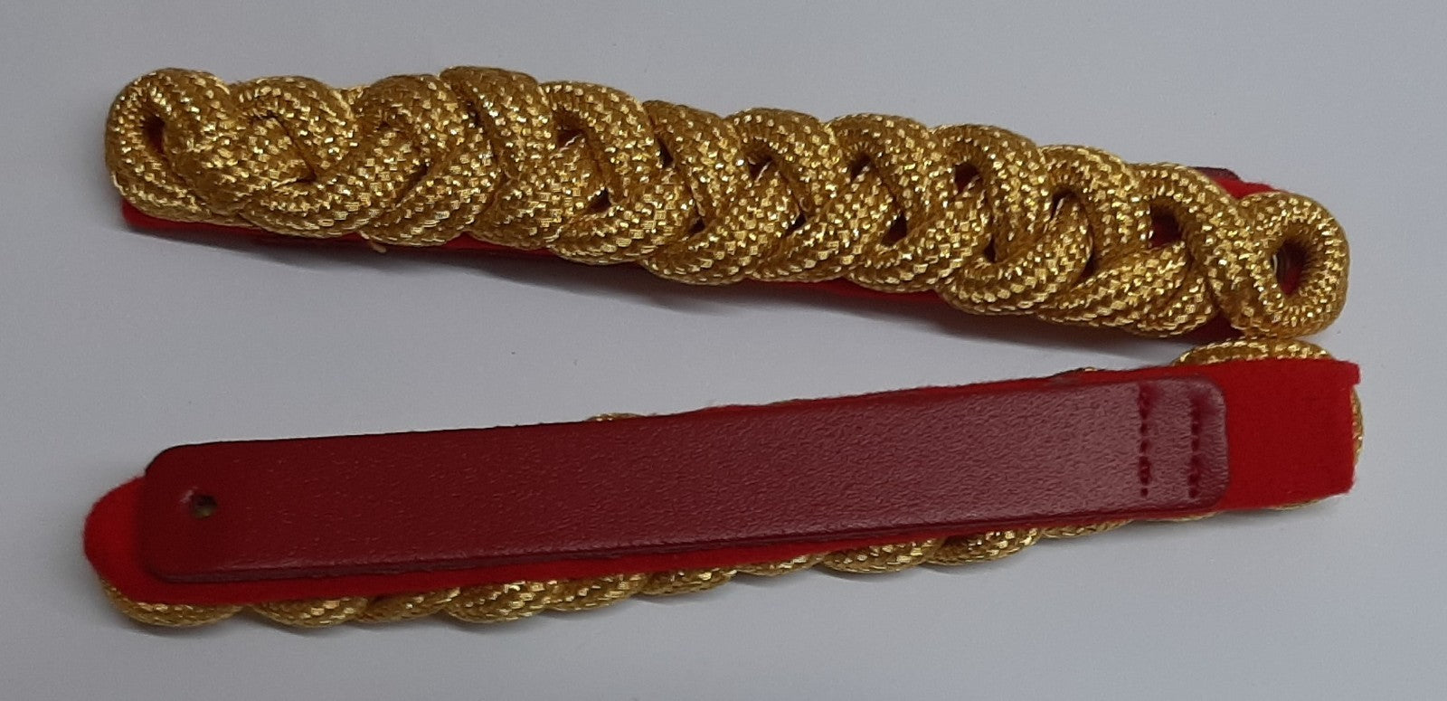 Officers Shoulder Cords 2 Ply British Engineers Gold Coloured Army Dress Cord