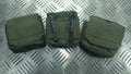 IDF Tactical Ammo Ammunition Pouch Web Codura Olive Green RUSTY x3