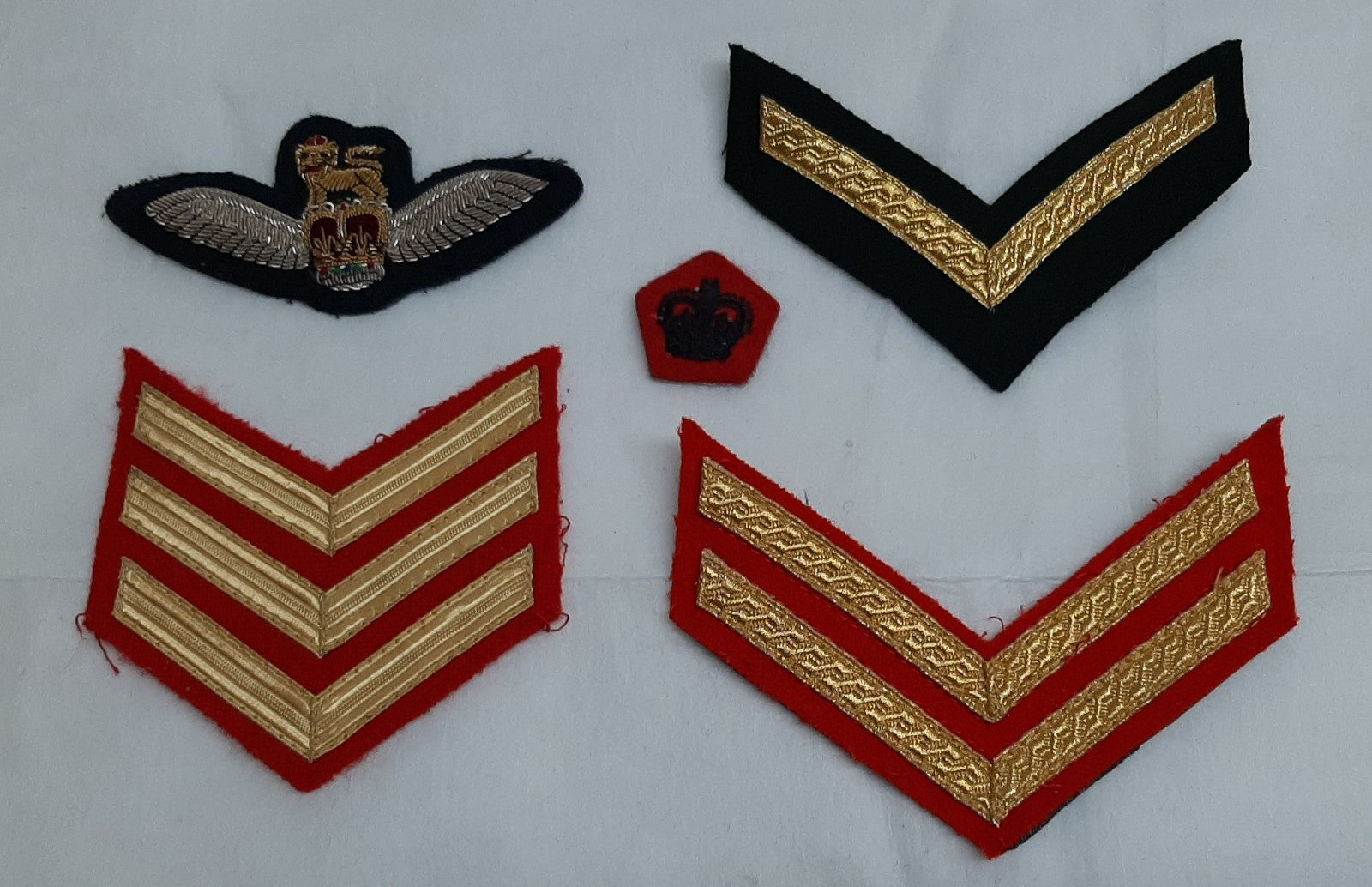 Assorted British Badges UK and Army Patches / Chevrons Mixed Lot of 5