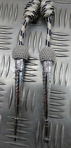 Senior Officer Silver & Blue Fleck Ceremonial Aiguillette