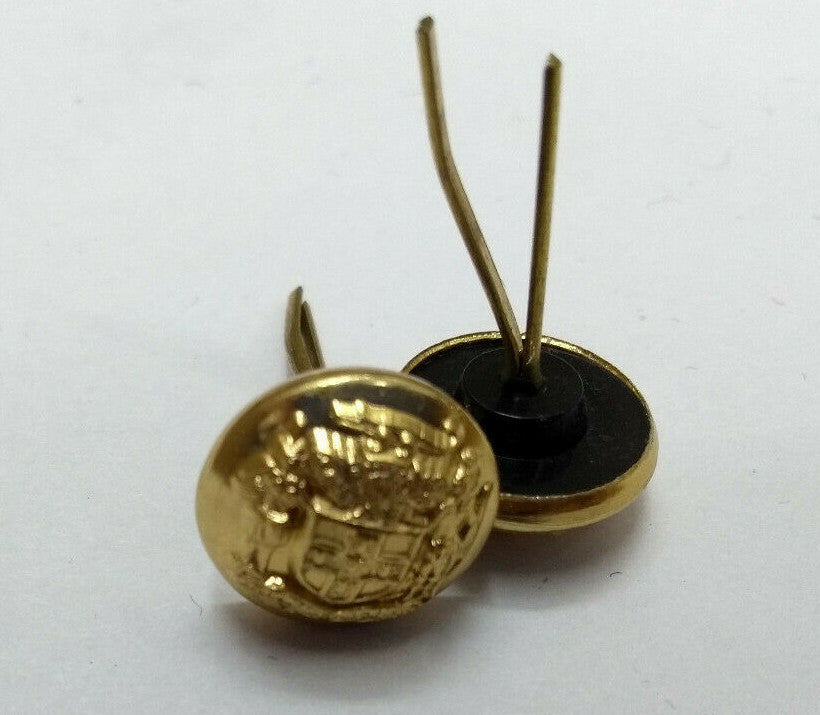 Jamaica Insignia Buttons, Split Pin Back 22L Genuine JDF
