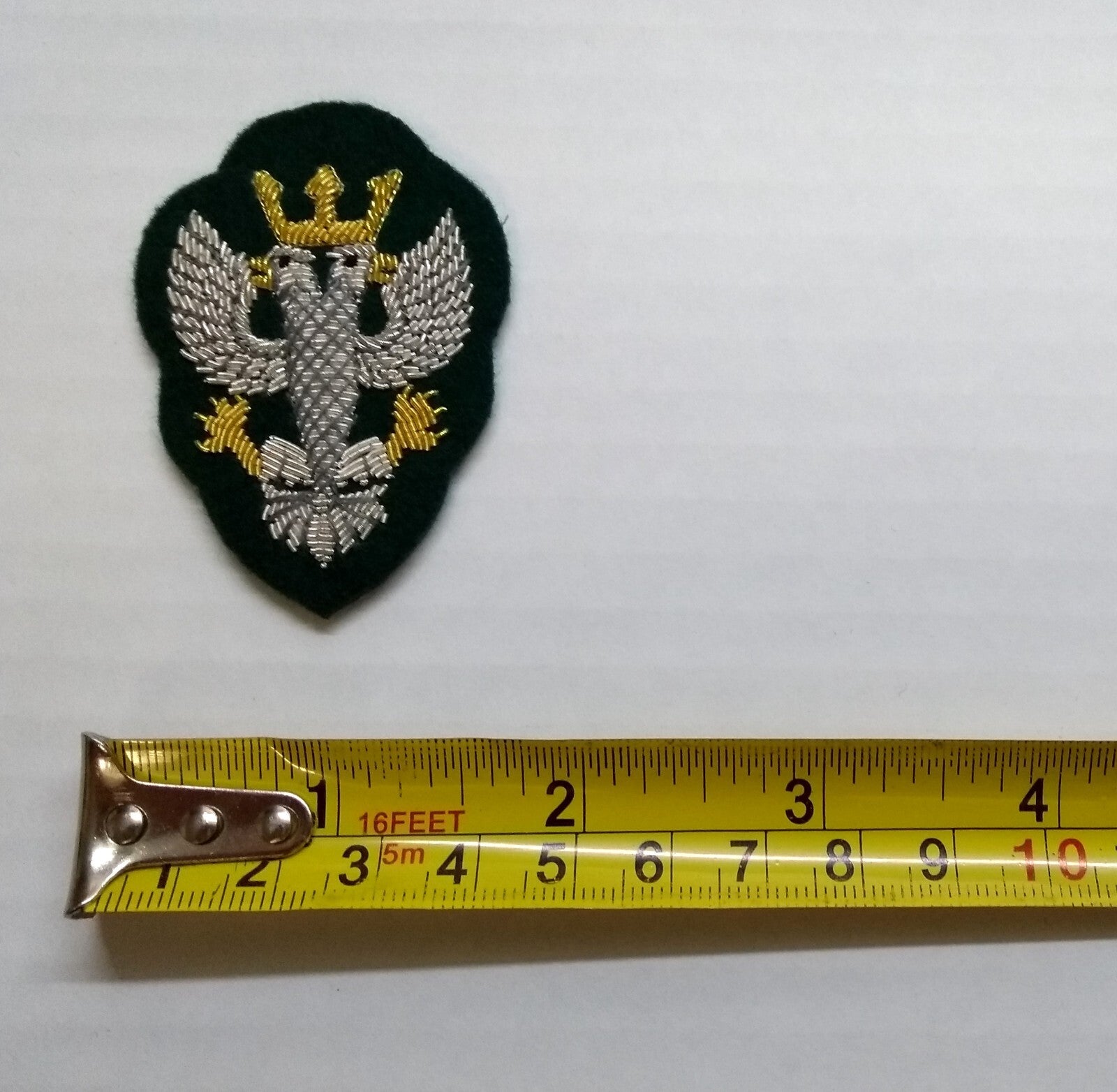 Mess Kit Badge Green Mercian Insignia British Army Hand Embroidered Arm Patch