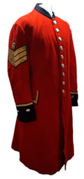British Army Red Long Coat Royal Hospital Chelsea Q/C Buttons C/SGT