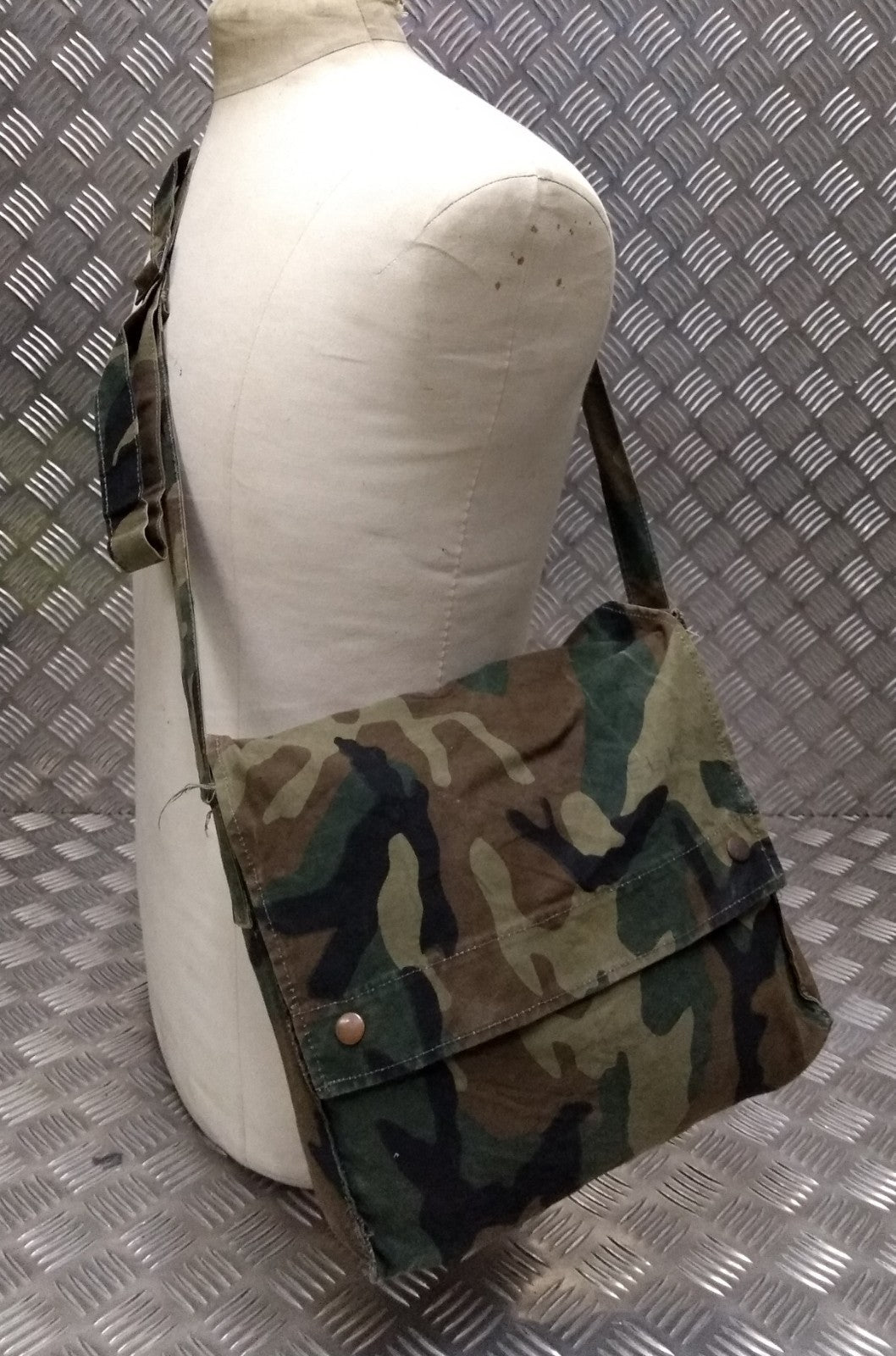 Woodland Camouflage Lightweight Compact Shoulder Bag