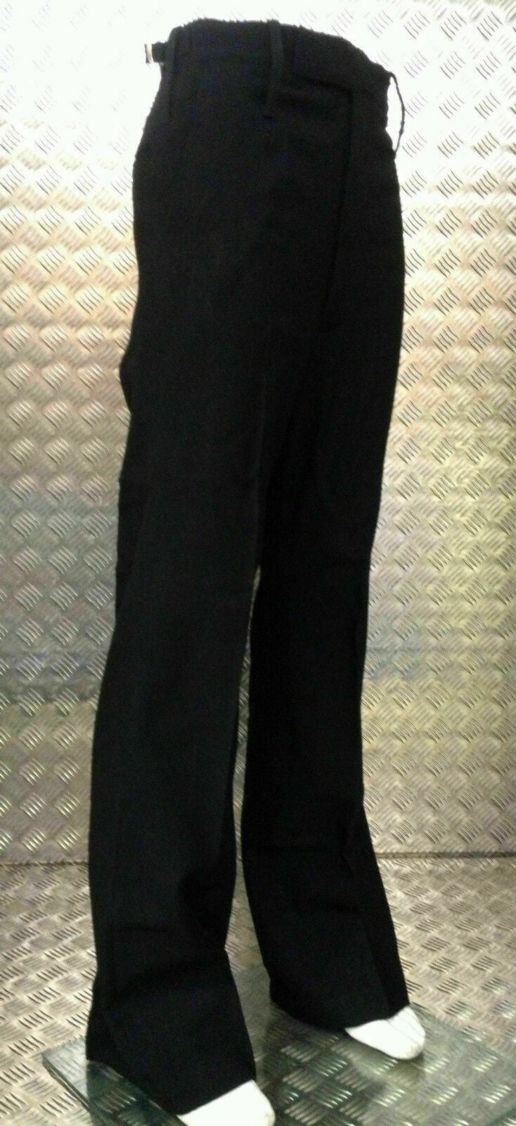 British Royal Navy RN Class II Black Bell Bottom Sailors Trouser 80/76/92cm