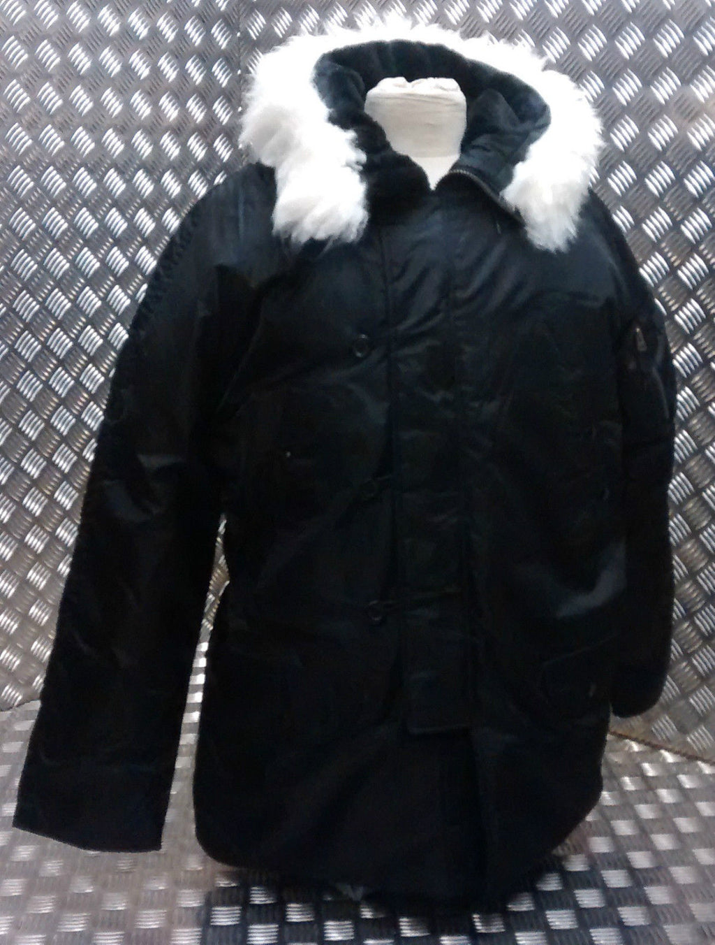 US N3B Military Style ECW Snorkel Parka Black NEW
