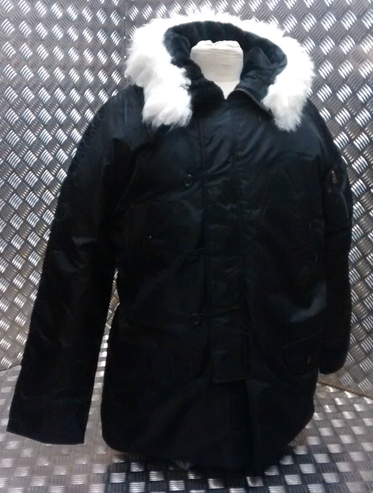 US N3B Military Style ECW Snorkel Parka Black NEW