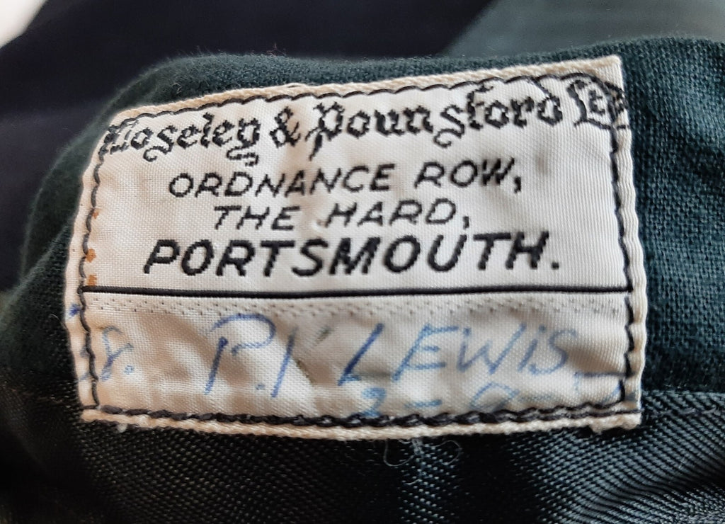 RN Jacket British Naval OFCs Lt Curls Vintage 1970s Pattern 8 Button