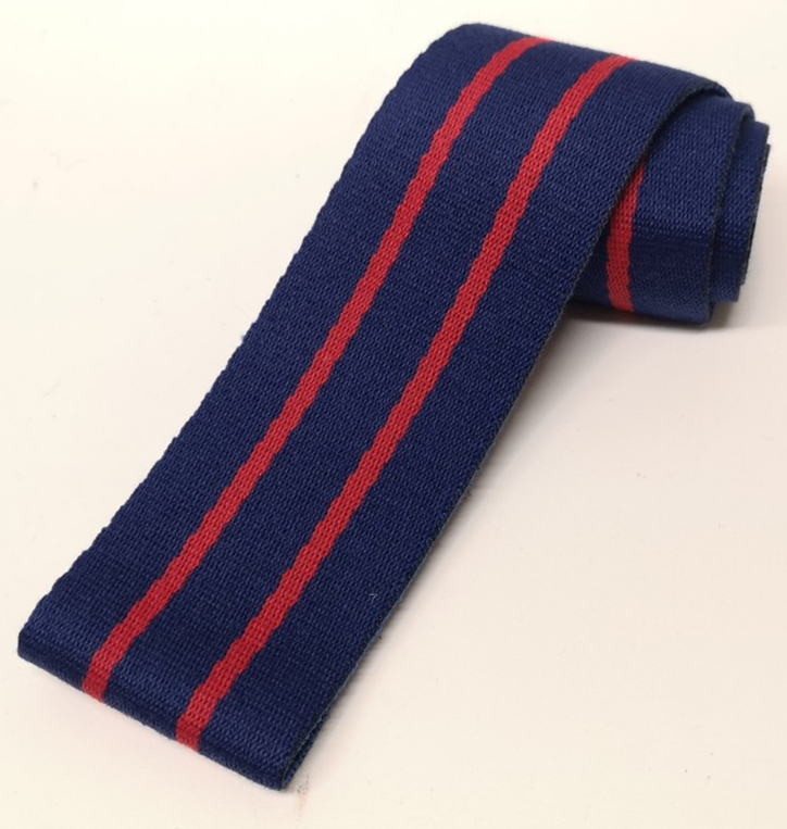 Blue and Red 64mm wide Stable Belt Material 45" long Genuine British Made