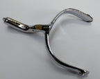 British Spurs Officers Issue & Mess Dress Chrome Swan Neck Incomplete